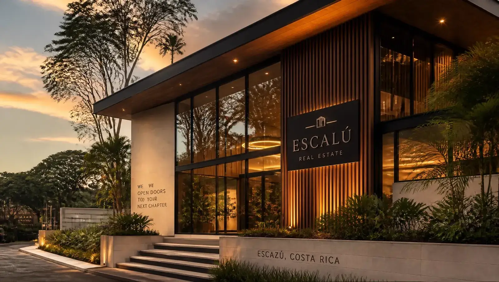 Fachada de la oficina de Ofimar en Escazú, Costa Rica