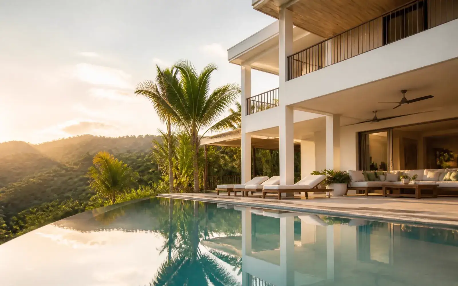 Vista de una propiedad de lujo en Costa Rica